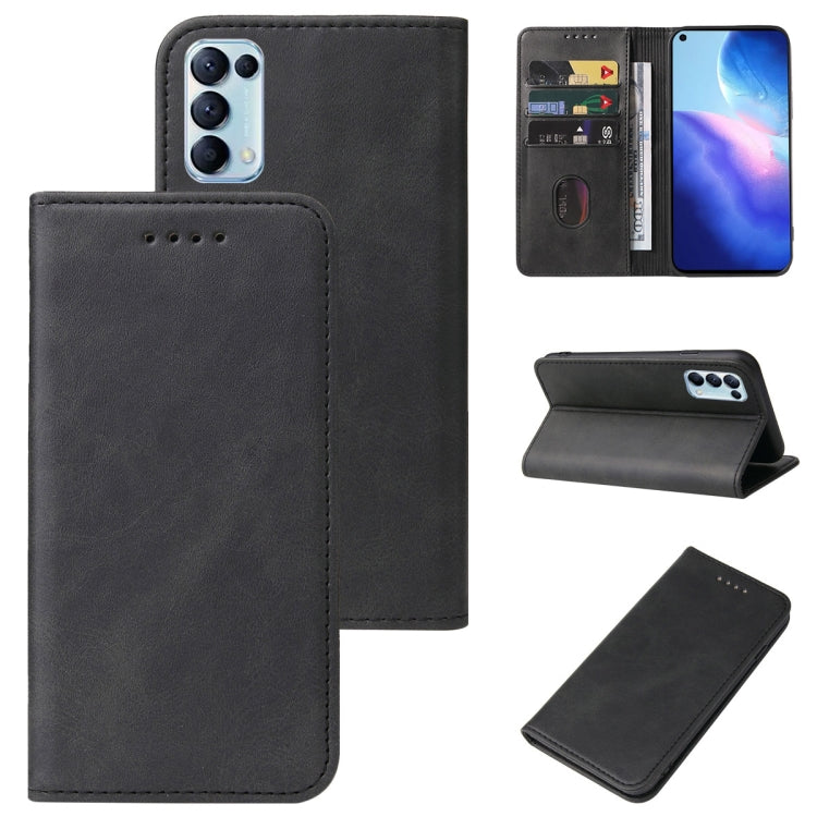 Magnetic Closure Leather Phone Case, For OPPO Reno5 4G, For OPPO Reno5 5G, For OPPO A31