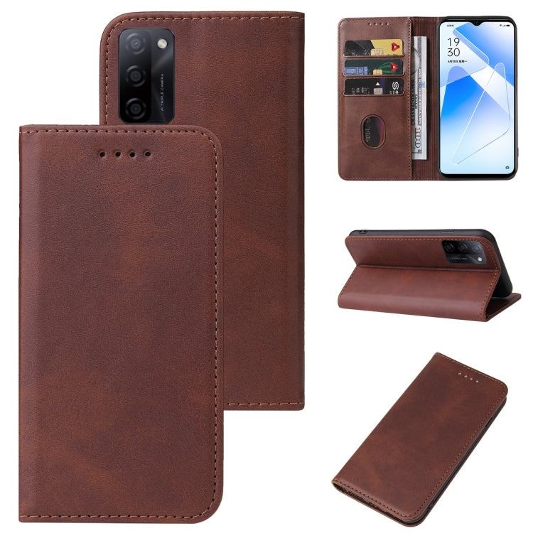 Magnetic Closure Leather Phone Case, For Realme Q3 5G, For OPPO A55s 5G / CPH2309, For OPPO A95 5G, For OPPO F17, For OPPO Find X2, For OPPO K7x, For OPPO Reno3 A JP Version, For OPPO Reno4