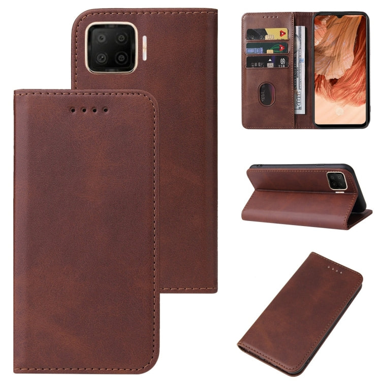 Magnetic Closure Leather Phone Case, For Realme Q3 5G, For OPPO A55s 5G / CPH2309, For OPPO A95 5G, For OPPO F17, For OPPO Find X2, For OPPO K7x, For OPPO Reno3 A JP Version, For OPPO Reno4