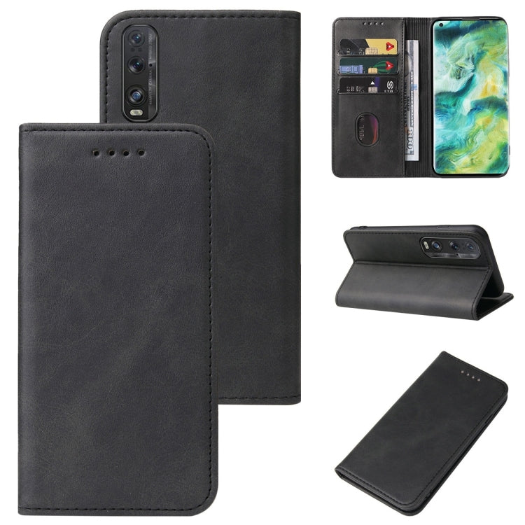 Magnetic Closure Leather Phone Case, For Realme Q3 5G, For OPPO A55s 5G / CPH2309, For OPPO A95 5G, For OPPO F17, For OPPO Find X2, For OPPO K7x, For OPPO Reno3 A JP Version, For OPPO Reno4