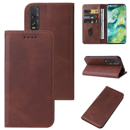 Magnetic Closure Leather Phone Case, For Realme Q3 5G, For OPPO A55s 5G / CPH2309, For OPPO A95 5G, For OPPO F17, For OPPO Find X2, For OPPO K7x, For OPPO Reno3 A JP Version, For OPPO Reno4