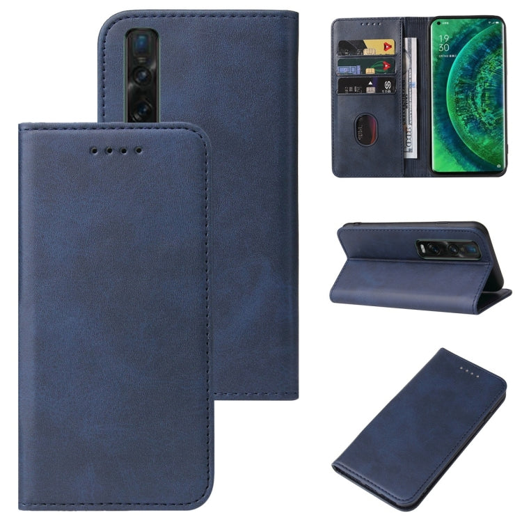 Magnetic Closure Leather Phone Case, For OPPO Reno5 Lite, For OPPO Reno5 Pro+, For OPPO Reno5 Z, For OPPO Find X2 Pro