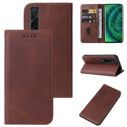 Magnetic Closure Leather Phone Case, For OPPO Reno5 Lite, For OPPO Reno5 Pro+, For OPPO Reno5 Z, For OPPO Find X2 Pro
