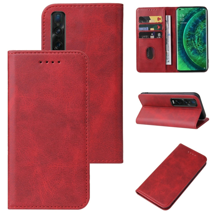 Magnetic Closure Leather Phone Case, For OPPO Reno5 Lite, For OPPO Reno5 Pro+, For OPPO Reno5 Z, For OPPO Find X2 Pro