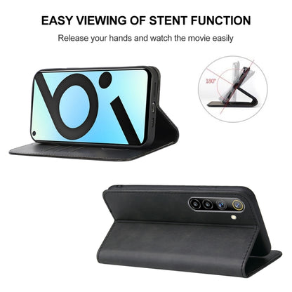 Magnetic Closure Leather Phone Case, For Realme 6i India, For Realme C11 2021, For Realme GT2 Pro, For Realme Q2, For Realme Q3i 5G, For Realme Q3t, For Realme X3 SuperZoom, For Realme X7 / Q2 Pro