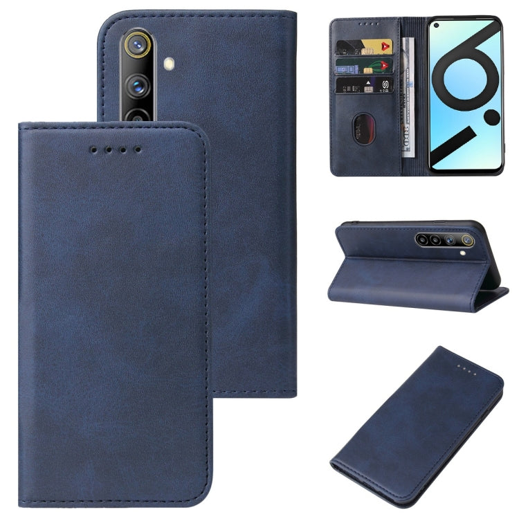Magnetic Closure Leather Phone Case, For Realme 6i India, For Realme C11 2021, For Realme GT2 Pro, For Realme Q2, For Realme Q3i 5G, For Realme Q3t, For Realme X3 SuperZoom, For Realme X7 / Q2 Pro