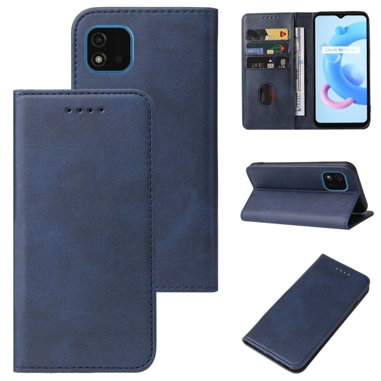 Magnetic Closure Leather Phone Case, For Realme 6i India, For Realme C11 2021, For Realme GT2 Pro, For Realme Q2, For Realme Q3i 5G, For Realme Q3t, For Realme X3 SuperZoom, For Realme X7 / Q2 Pro