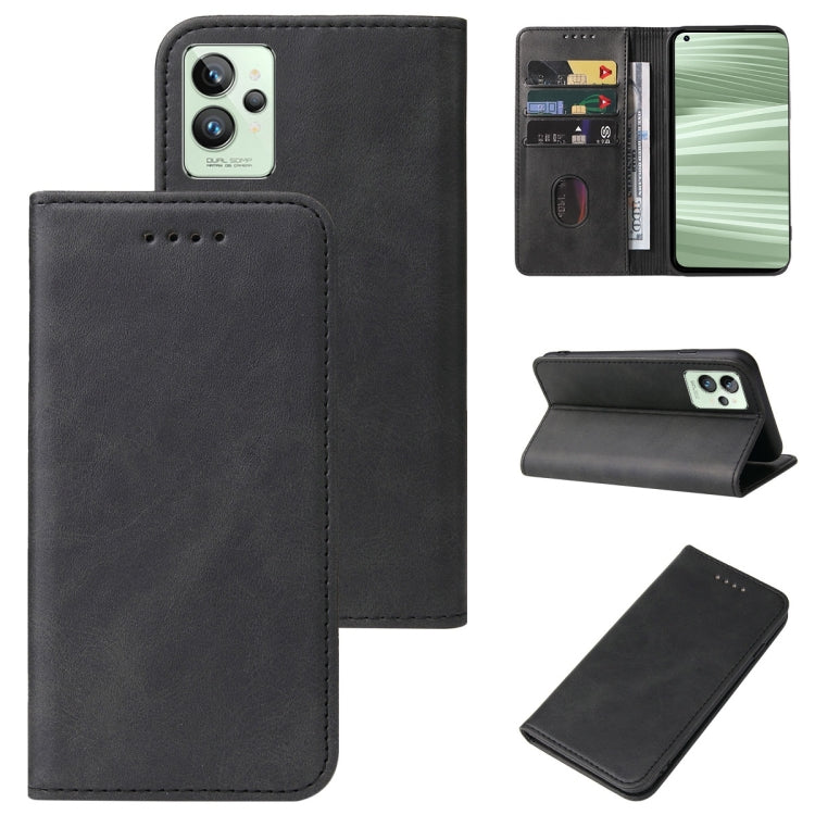 Magnetic Closure Leather Phone Case, For Realme 6i India, For Realme C11 2021, For Realme GT2 Pro, For Realme Q2, For Realme Q3i 5G, For Realme Q3t, For Realme X3 SuperZoom, For Realme X7 / Q2 Pro