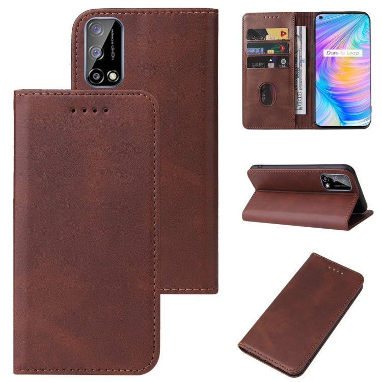 Magnetic Closure Leather Phone Case, For Realme 6i India, For Realme C11 2021, For Realme GT2 Pro, For Realme Q2, For Realme Q3i 5G, For Realme Q3t, For Realme X3 SuperZoom, For Realme X7 / Q2 Pro