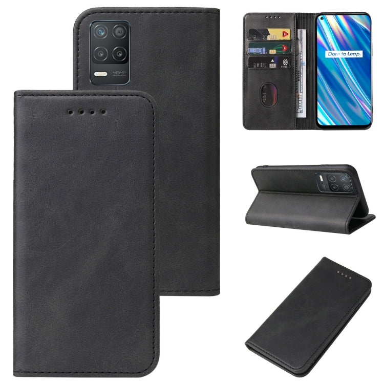 Magnetic Closure Leather Phone Case, For Realme 6i India, For Realme C11 2021, For Realme GT2 Pro, For Realme Q2, For Realme Q3i 5G, For Realme Q3t, For Realme X3 SuperZoom, For Realme X7 / Q2 Pro