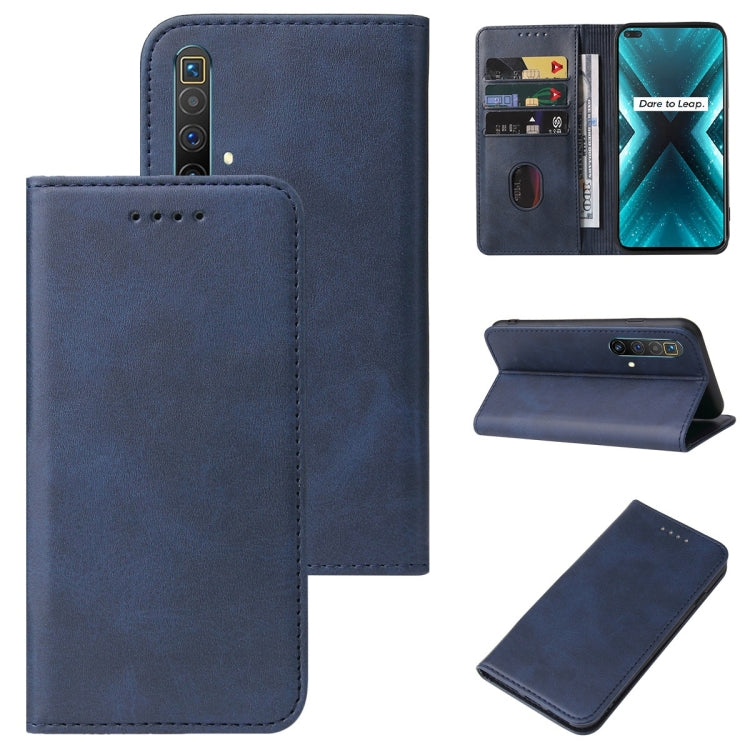 Magnetic Closure Leather Phone Case, For Realme 6i India, For Realme C11 2021, For Realme GT2 Pro, For Realme Q2, For Realme Q3i 5G, For Realme Q3t, For Realme X3 SuperZoom, For Realme X7 / Q2 Pro