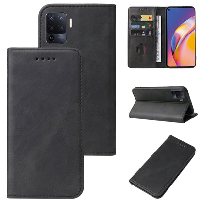 Magnetic Closure Leather Phone Case, For OPPO Reno5 Lite, For OPPO Reno5 Pro+, For OPPO Reno5 Z, For OPPO Find X2 Pro