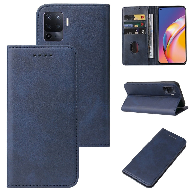 Magnetic Closure Leather Phone Case, For OPPO Reno5 Lite, For OPPO Reno5 Pro+, For OPPO Reno5 Z, For OPPO Find X2 Pro