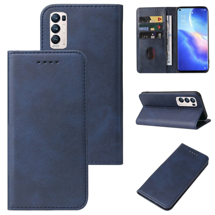 Magnetic Closure Leather Phone Case, For OPPO Reno5 Lite, For OPPO Reno5 Pro+, For OPPO Reno5 Z, For OPPO Find X2 Pro
