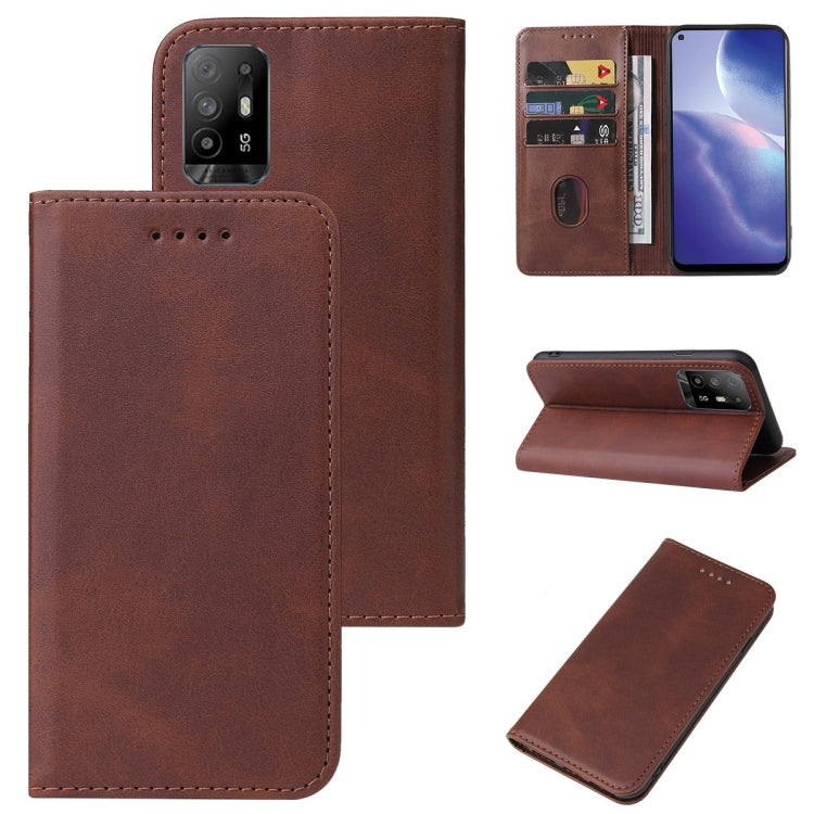 Magnetic Closure Leather Phone Case, For OPPO Reno5 Lite, For OPPO Reno5 Pro+, For OPPO Reno5 Z, For OPPO Find X2 Pro
