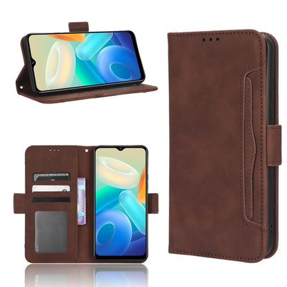Skin Feel Calf Texture Card Slots Leather Phone Case, For OPPO A97 5G, For Realme GT2 Explorer Master, For TCL 30 XL, For vivo Y02s