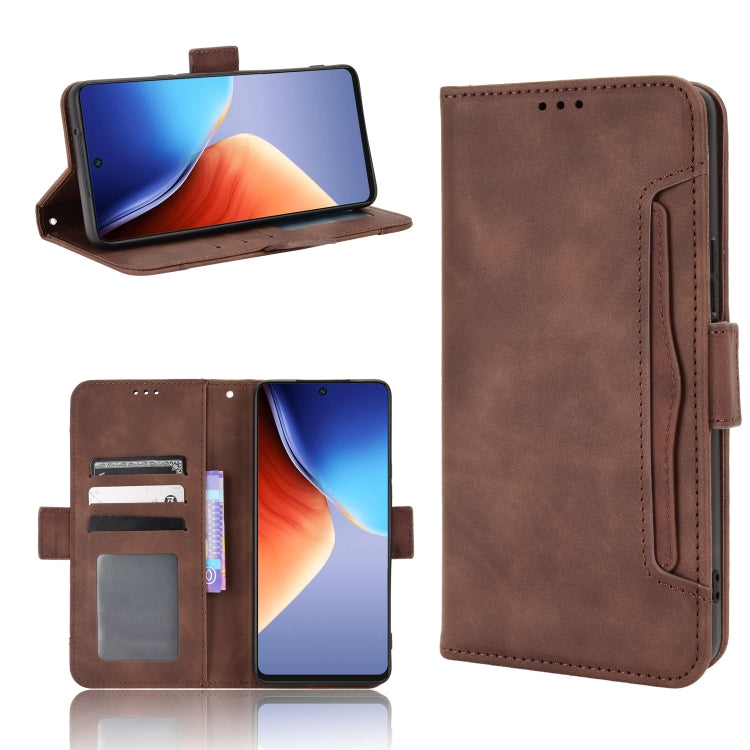 Skin Feel Calf Texture Card Slots Leather Phone Case, For Tecno Camon 19 Pro, For Tecno Camon 19, For Tecno Pova 3, For Tecno Spark 9 Pro, For ASUS ROG Phone 6 / 6 Pro