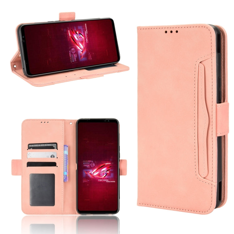 Skin Feel Calf Texture Card Slots Leather Phone Case, For Tecno Camon 19 Pro, For Tecno Camon 19, For Tecno Pova 3, For Tecno Spark 9 Pro, For ASUS ROG Phone 6 / 6 Pro