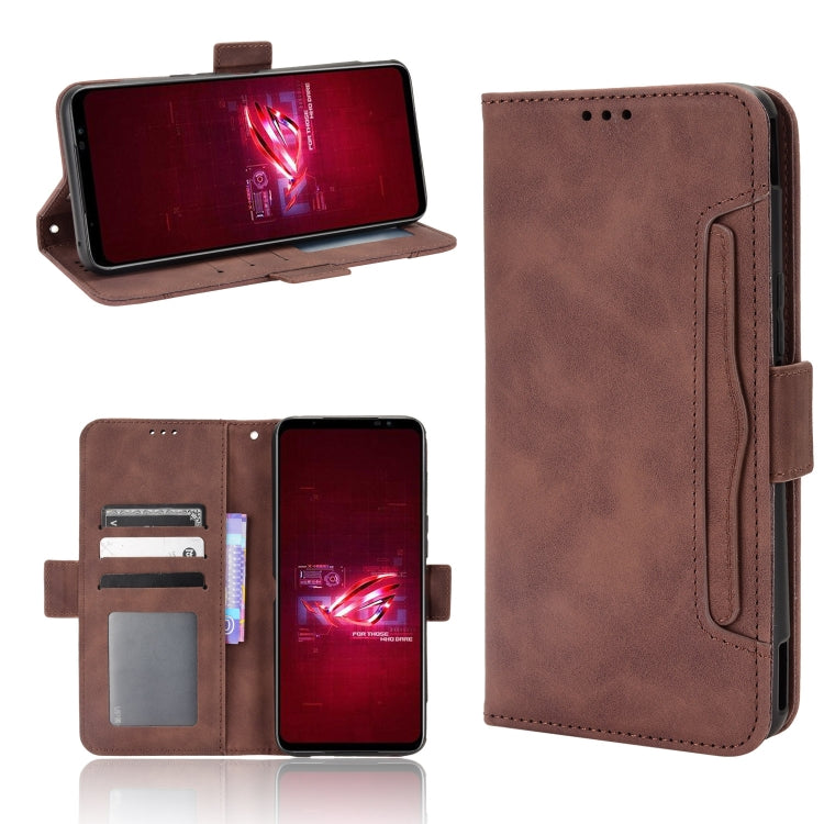 Skin Feel Calf Texture Card Slots Leather Phone Case, For Tecno Camon 19 Pro, For Tecno Camon 19, For Tecno Pova 3, For Tecno Spark 9 Pro, For ASUS ROG Phone 6 / 6 Pro