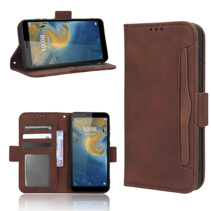 Skin Feel Calf Texture Card Slots Leather Phone Case, For Samsung Galaxy Z Fold4 5G, For HotPepper Serrano3, For OnePlus 10T 5G / Ace Pro 5G, For ZTE Avid 589 Z5158
