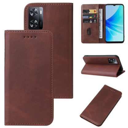 Magnetic Closure Leather Phone Case, For Realme X50 Pro 5G, For OPPO A57 4G, For OPPO A74 4G, For OPPO A92, For OPPO A94 5G, For OPPO A96 4G / A36 4G / A76 4G / K10 4G, For OPPO F15, For OPPO Find X3 Lite