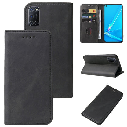 Magnetic Closure Leather Phone Case, For Realme X50 Pro 5G, For OPPO A57 4G, For OPPO A74 4G, For OPPO A92, For OPPO A94 5G, For OPPO A96 4G / A36 4G / A76 4G / K10 4G, For OPPO F15, For OPPO Find X3 Lite