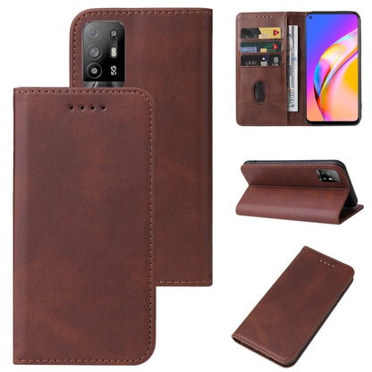 Magnetic Closure Leather Phone Case, For Realme X50 Pro 5G, For OPPO A57 4G, For OPPO A74 4G, For OPPO A92, For OPPO A94 5G, For OPPO A96 4G / A36 4G / A76 4G / K10 4G, For OPPO F15, For OPPO Find X3 Lite