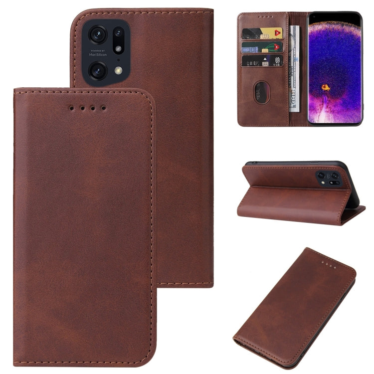 Magnetic Closure Leather Phone Case, For OPPO Find X3 Neo, For OPPO Find X5 Pro, For OPPO K5, For OPPO K9, For OPPO Reno3 5G, For OPPO Reno3 Youth, For OPPO Reno4 F, For OPPO Reno4 SE