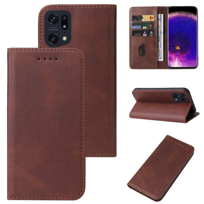 Magnetic Closure Leather Phone Case, For OPPO Find X3 Neo, For OPPO Find X5 Pro, For OPPO K5, For OPPO K9, For OPPO Reno3 5G, For OPPO Reno3 Youth, For OPPO Reno4 F, For OPPO Reno4 SE