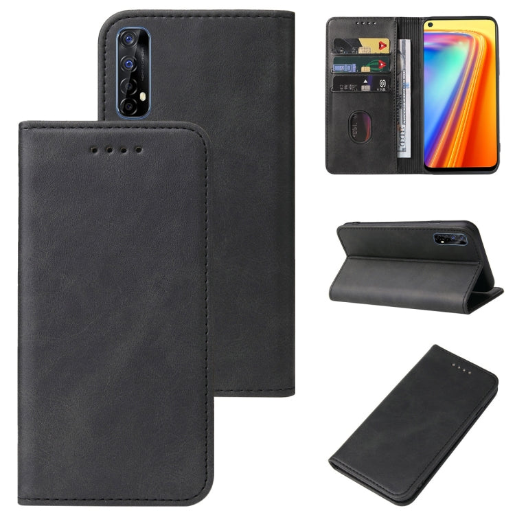 Magnetic Closure Leather Phone Case, For Realme 6, For Realme 7 5G, For Realme 7 4G / RMX2155, For Realme C31, For Realme GT Neo Flash, For Realme GT Neo3, For Realme Narzo 50i, For Realme Q2 Pro