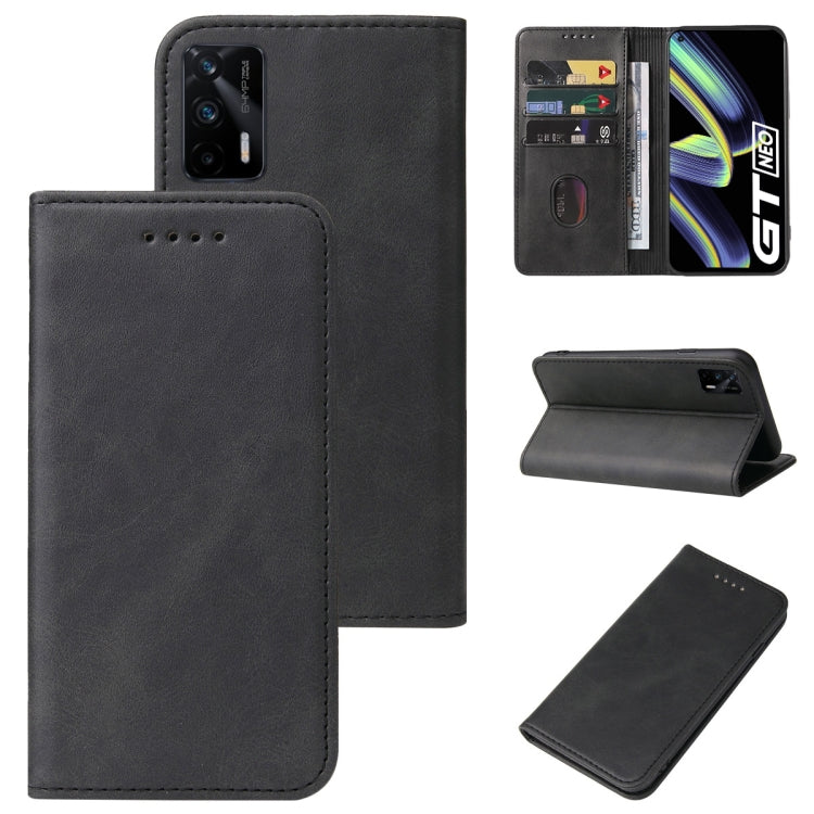 Magnetic Closure Leather Phone Case, For Realme 6, For Realme 7 5G, For Realme 7 4G / RMX2155, For Realme C31, For Realme GT Neo Flash, For Realme GT Neo3, For Realme Narzo 50i, For Realme Q2 Pro