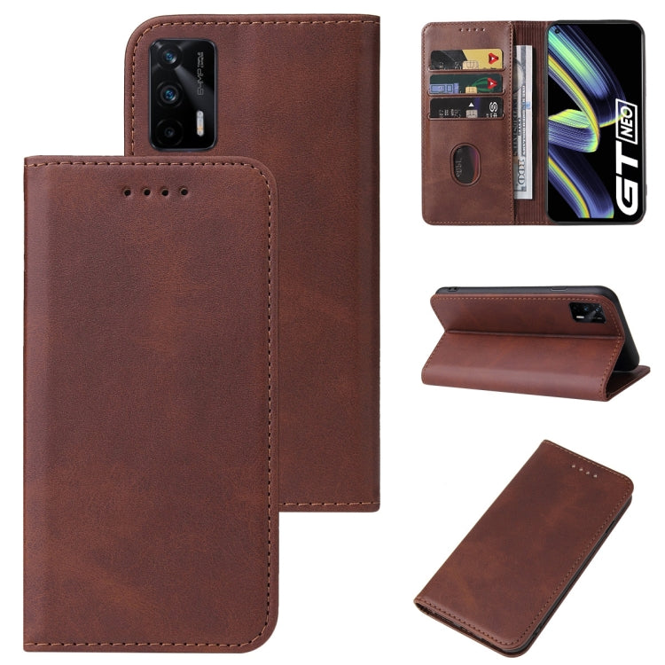 Magnetic Closure Leather Phone Case, For Realme 6, For Realme 7 5G, For Realme 7 4G / RMX2155, For Realme C31, For Realme GT Neo Flash, For Realme GT Neo3, For Realme Narzo 50i, For Realme Q2 Pro