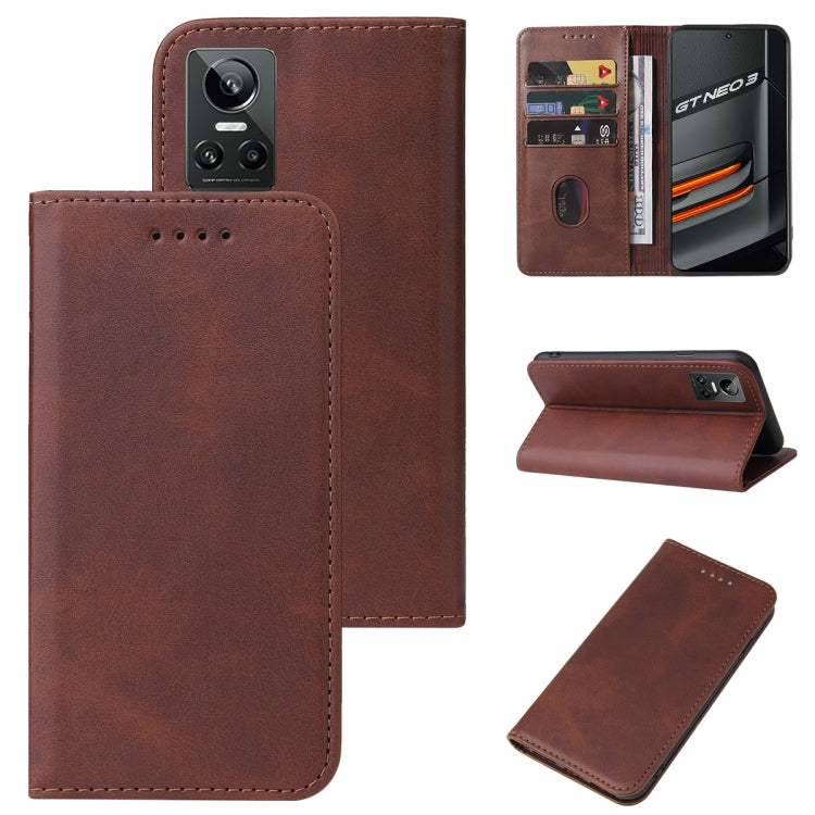 Magnetic Closure Leather Phone Case, For Realme 6, For Realme 7 5G, For Realme 7 4G / RMX2155, For Realme C31, For Realme GT Neo Flash, For Realme GT Neo3, For Realme Narzo 50i, For Realme Q2 Pro