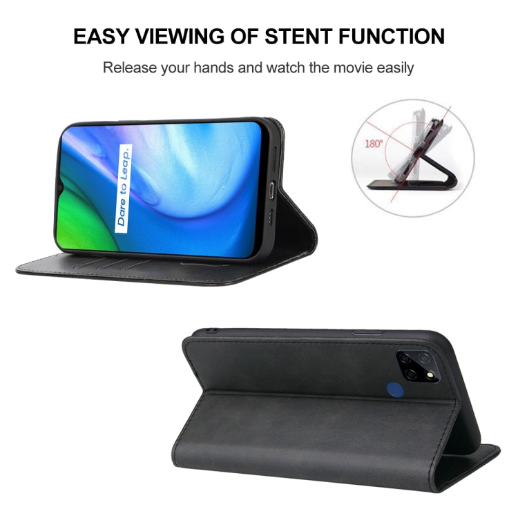 Magnetic Closure Leather Phone Case, For Realme Q2i, For Realme V5 5G, For Realme V15, For Realme V23, For Realme X2, For OPPO A16s, For Realme X7 Pro Ultra, For OPPO A55