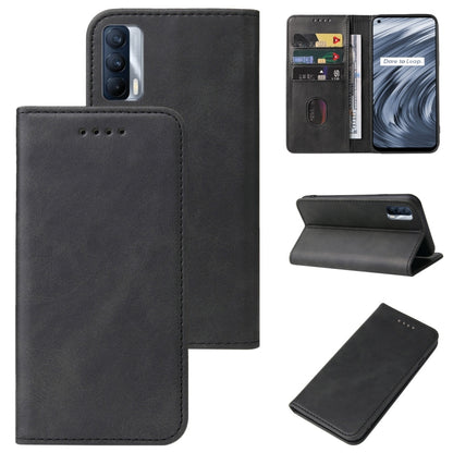 Magnetic Closure Leather Phone Case, For Realme Q2i, For Realme V5 5G, For Realme V15, For Realme V23, For Realme X2, For OPPO A16s, For Realme X7 Pro Ultra, For OPPO A55