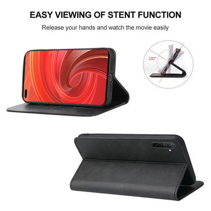Magnetic Closure Leather Phone Case, For Realme X50 Pro 5G, For OPPO A57 4G, For OPPO A74 4G, For OPPO A92, For OPPO A94 5G, For OPPO A96 4G / A36 4G / A76 4G / K10 4G, For OPPO F15, For OPPO Find X3 Lite