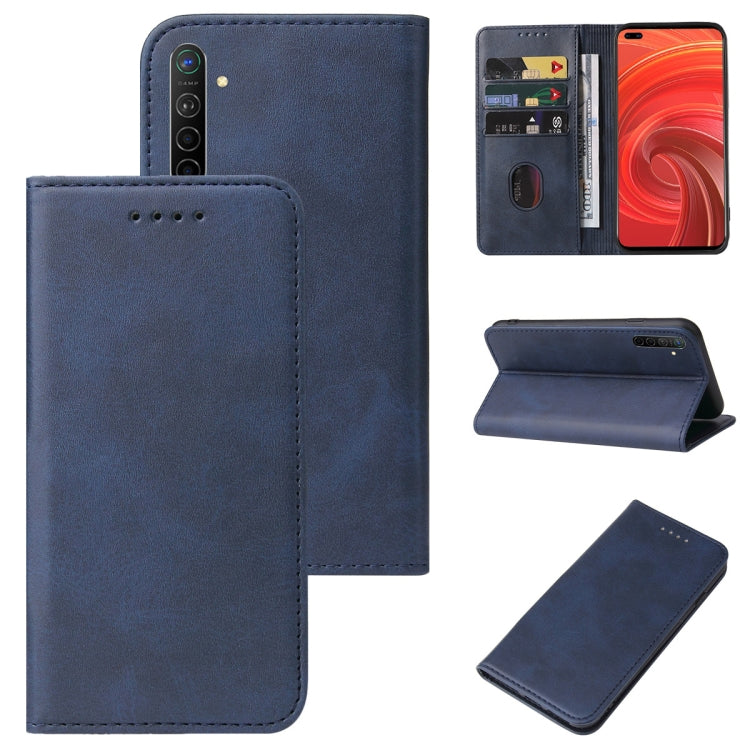 Magnetic Closure Leather Phone Case, For Realme X50 Pro 5G, For OPPO A57 4G, For OPPO A74 4G, For OPPO A92, For OPPO A94 5G, For OPPO A96 4G / A36 4G / A76 4G / K10 4G, For OPPO F15, For OPPO Find X3 Lite