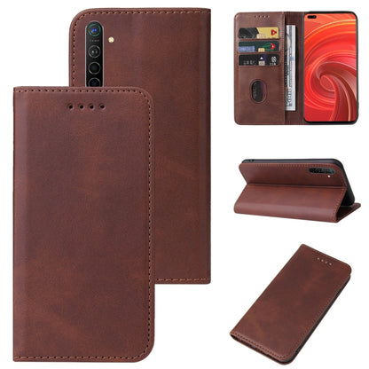 Magnetic Closure Leather Phone Case, For Realme X50 Pro 5G, For OPPO A57 4G, For OPPO A74 4G, For OPPO A92, For OPPO A94 5G, For OPPO A96 4G / A36 4G / A76 4G / K10 4G, For OPPO F15, For OPPO Find X3 Lite