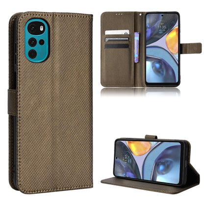Diamond Texture Leather Phone Case, For Consumer Cellular ZMax 5G, For Motorola Moto E32s / G22, For Motorola Moto G32, For Motorola Moto S30 Pro 5G
