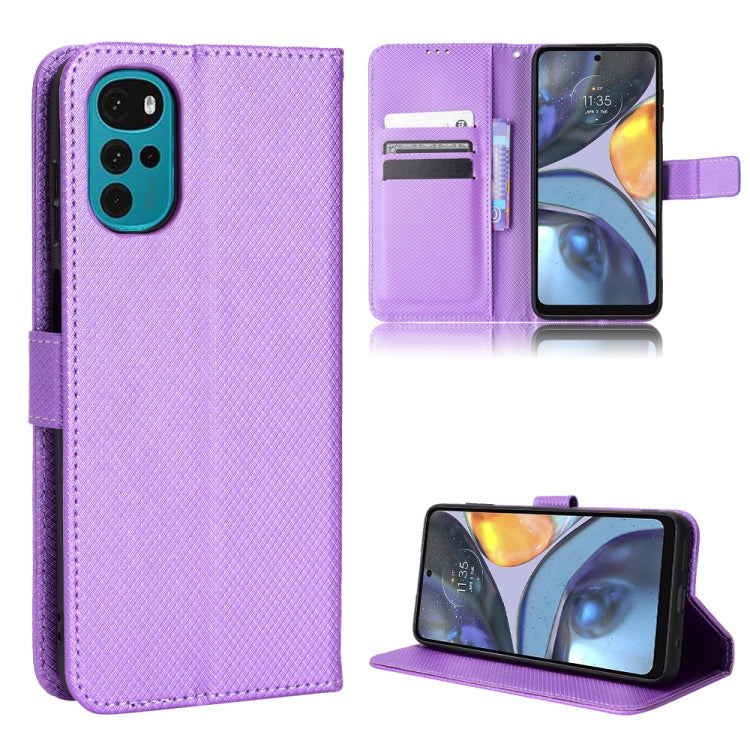 Diamond Texture Leather Phone Case, For Consumer Cellular ZMax 5G, For Motorola Moto E32s / G22, For Motorola Moto G32, For Motorola Moto S30 Pro 5G