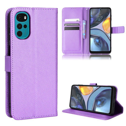Diamond Texture Leather Phone Case, For Consumer Cellular ZMax 5G, For Motorola Moto E32s / G22, For Motorola Moto G32, For Motorola Moto S30 Pro 5G