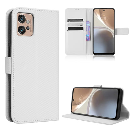 Diamond Texture Leather Phone Case, For Consumer Cellular ZMax 5G, For Motorola Moto E32s / G22, For Motorola Moto G32, For Motorola Moto S30 Pro 5G
