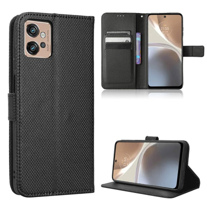 Diamond Texture Leather Phone Case, For Consumer Cellular ZMax 5G, For Motorola Moto E32s / G22, For Motorola Moto G32, For Motorola Moto S30 Pro 5G