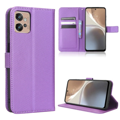 Diamond Texture Leather Phone Case, For Consumer Cellular ZMax 5G, For Motorola Moto E32s / G22, For Motorola Moto G32, For Motorola Moto S30 Pro 5G