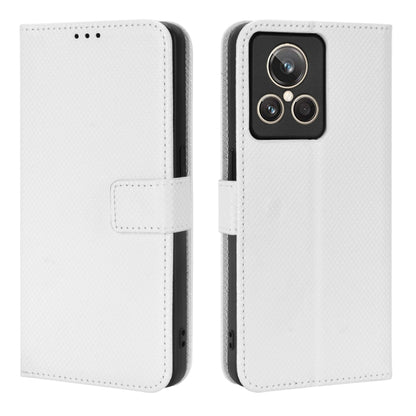 Diamond Texture Leather Phone Case, For Realme GT2 Explorer Master, For TCL 30 XL, For vivo Y02s, For vivo Y77 5G