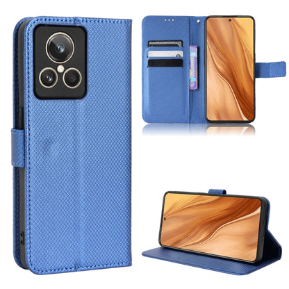 Diamond Texture Leather Phone Case, For Realme GT2 Explorer Master, For TCL 30 XL, For vivo Y02s, For vivo Y77 5G
