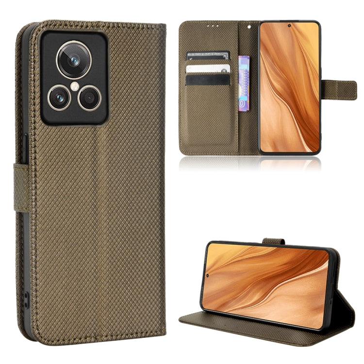 Diamond Texture Leather Phone Case, For Realme GT2 Explorer Master, For TCL 30 XL, For vivo Y02s, For vivo Y77 5G