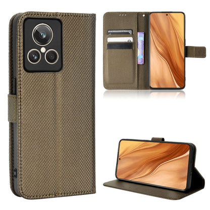 Diamond Texture Leather Phone Case, For Realme GT2 Explorer Master, For TCL 30 XL, For vivo Y02s, For vivo Y77 5G