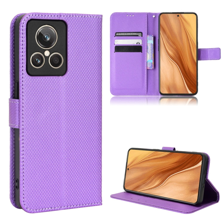 Diamond Texture Leather Phone Case, For Realme GT2 Explorer Master, For TCL 30 XL, For vivo Y02s, For vivo Y77 5G