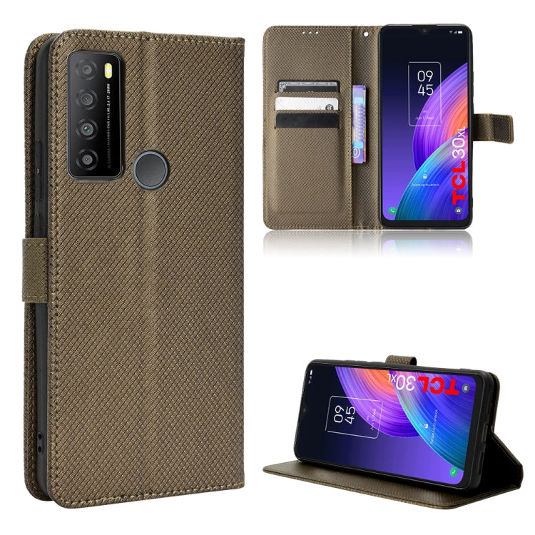 Diamond Texture Leather Phone Case, For Realme GT2 Explorer Master, For TCL 30 XL, For vivo Y02s, For vivo Y77 5G